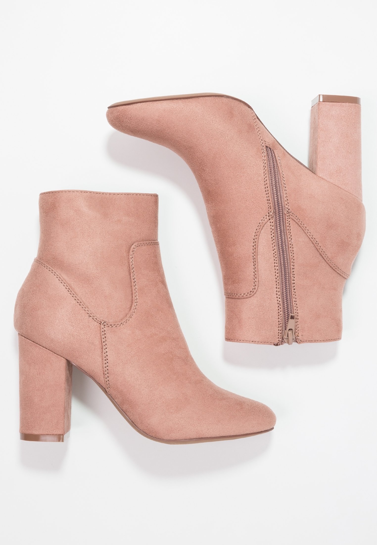 ONLY SHOES Bottines à talons hauts - rose clair