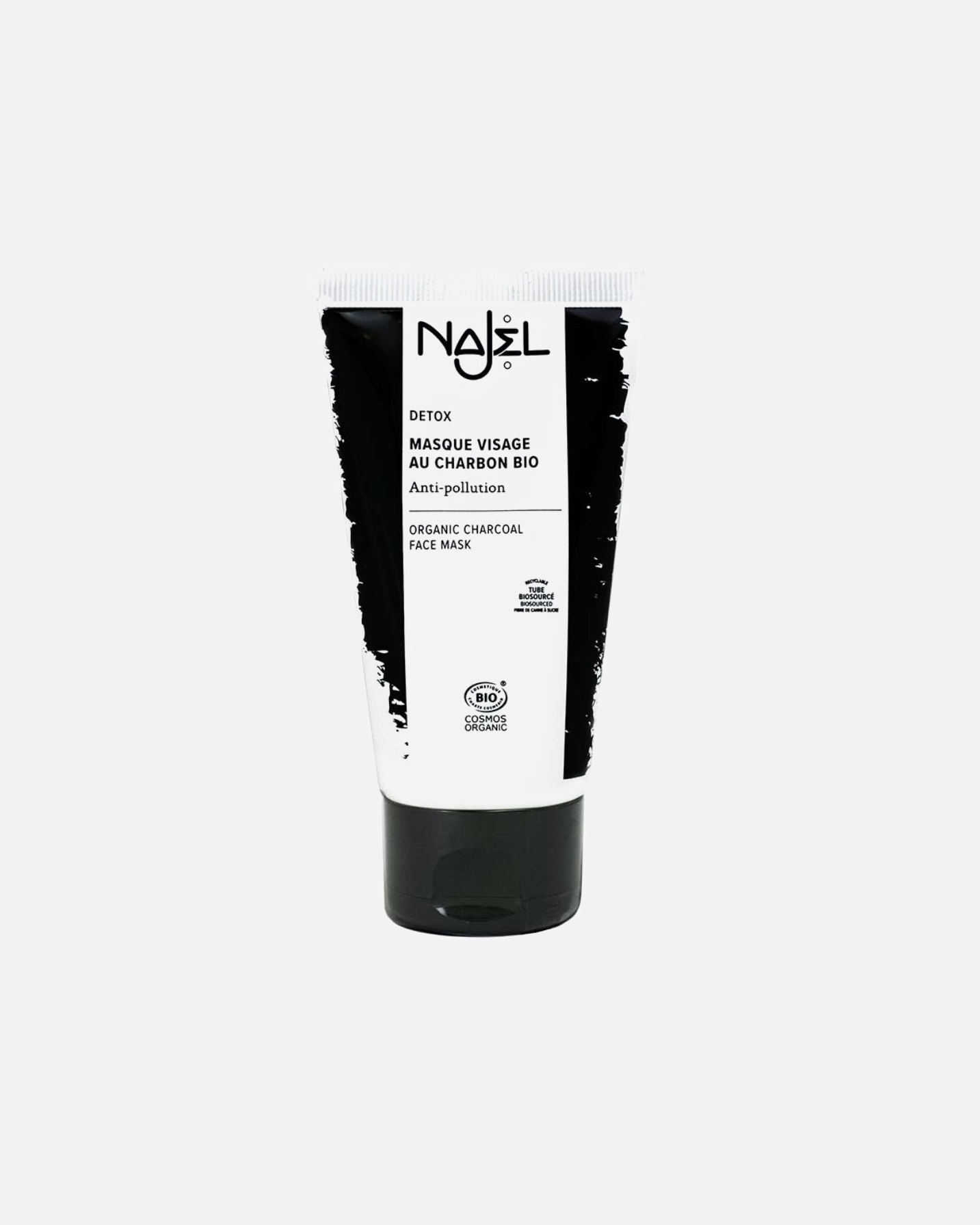 Mascarilla facial de carbón activado Najel - 75 ml