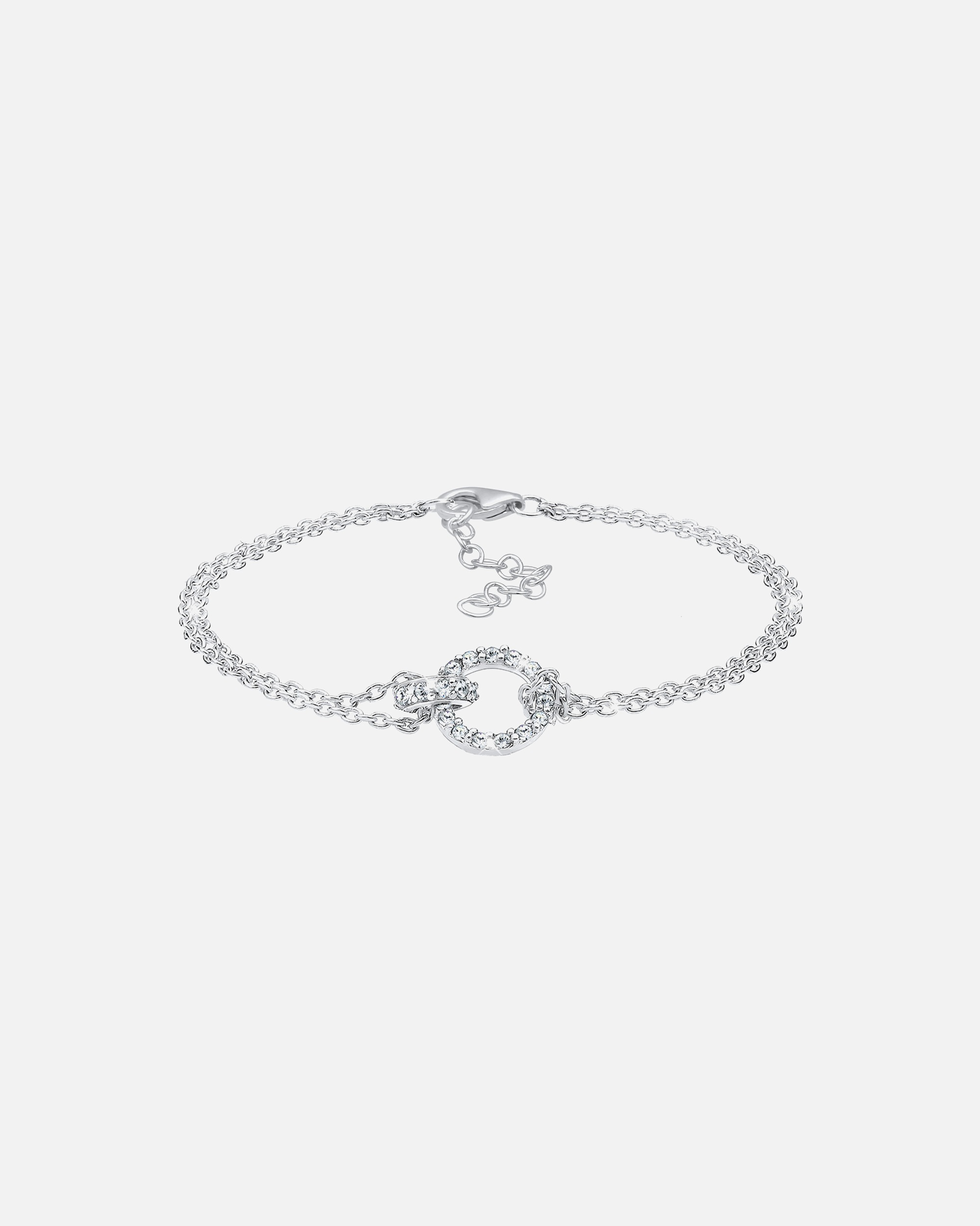 Elli Femmes Cercle Étincelant Élégant avec cristaux en argent sterling 925