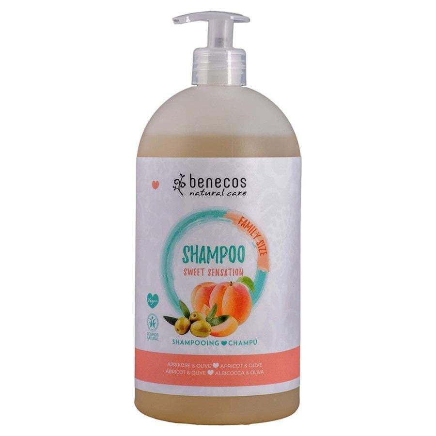 benecos Natural Basics шампон FAMILY Sweet Sensation кајсија и маслина - 950 мл