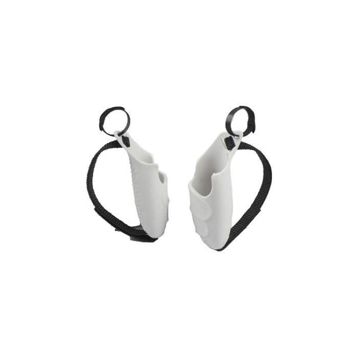 Kit de cubierta para máscara + cubierta protectora + mango de TPU + cubierta para lente + tapa para pulgar para Oculus Quest 2 - Blanco