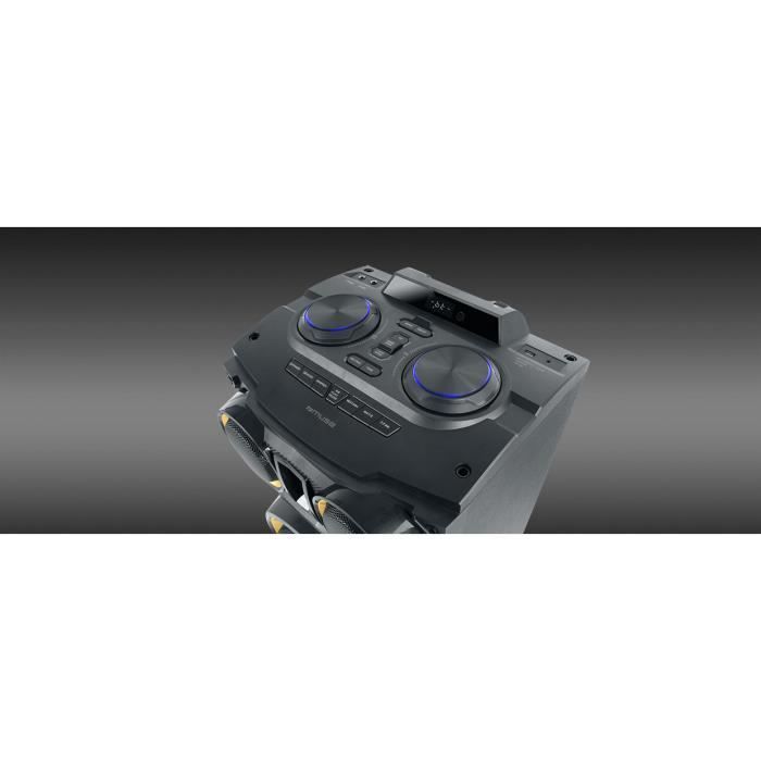 MUSE M-1988 DJ Enceinte Bluetooth PARTY BOX - 800W - port USB - RCA - Jack  3,5mm
