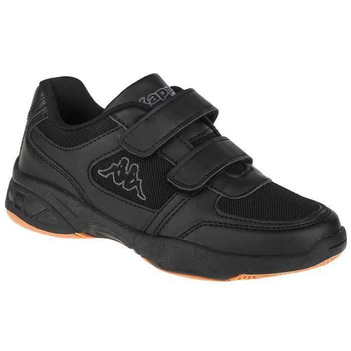 Chaussures de sport garçon - KAPPA - Dacer K 260683K-1116 - Noir - Scratch - Textile
