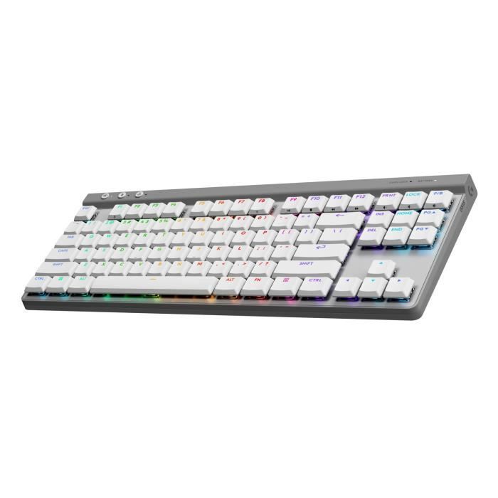 Tastiera da gioco - Wireless - Logitech G - G515 TKL Lightspeed - AZERTY - Meccanica tattile - Retroilluminata - Bianca