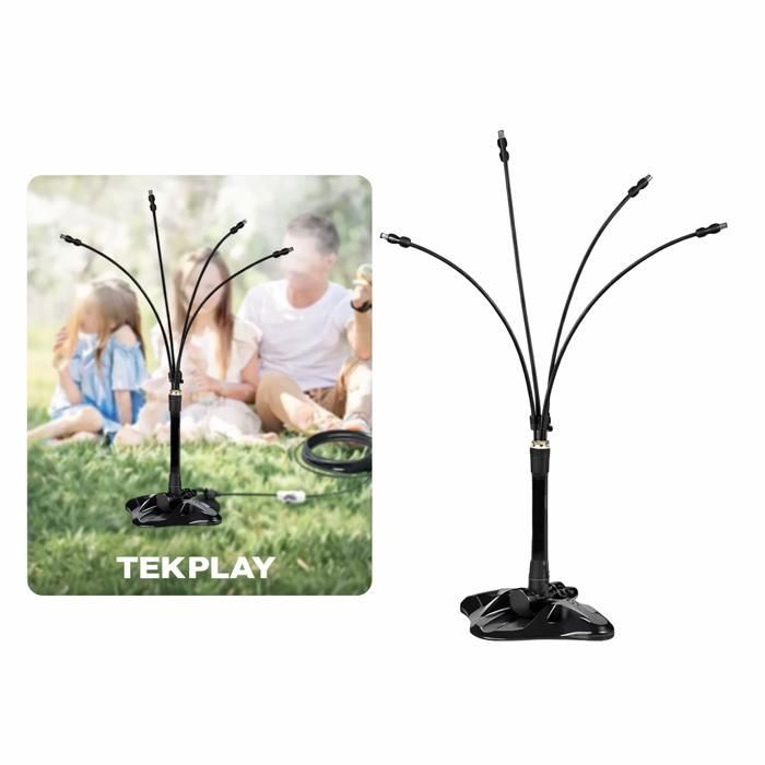 système brumisateur extérieur 110 cm sur pied 4 têtes  – TEKPLAY – Arroseur jardin terrasse