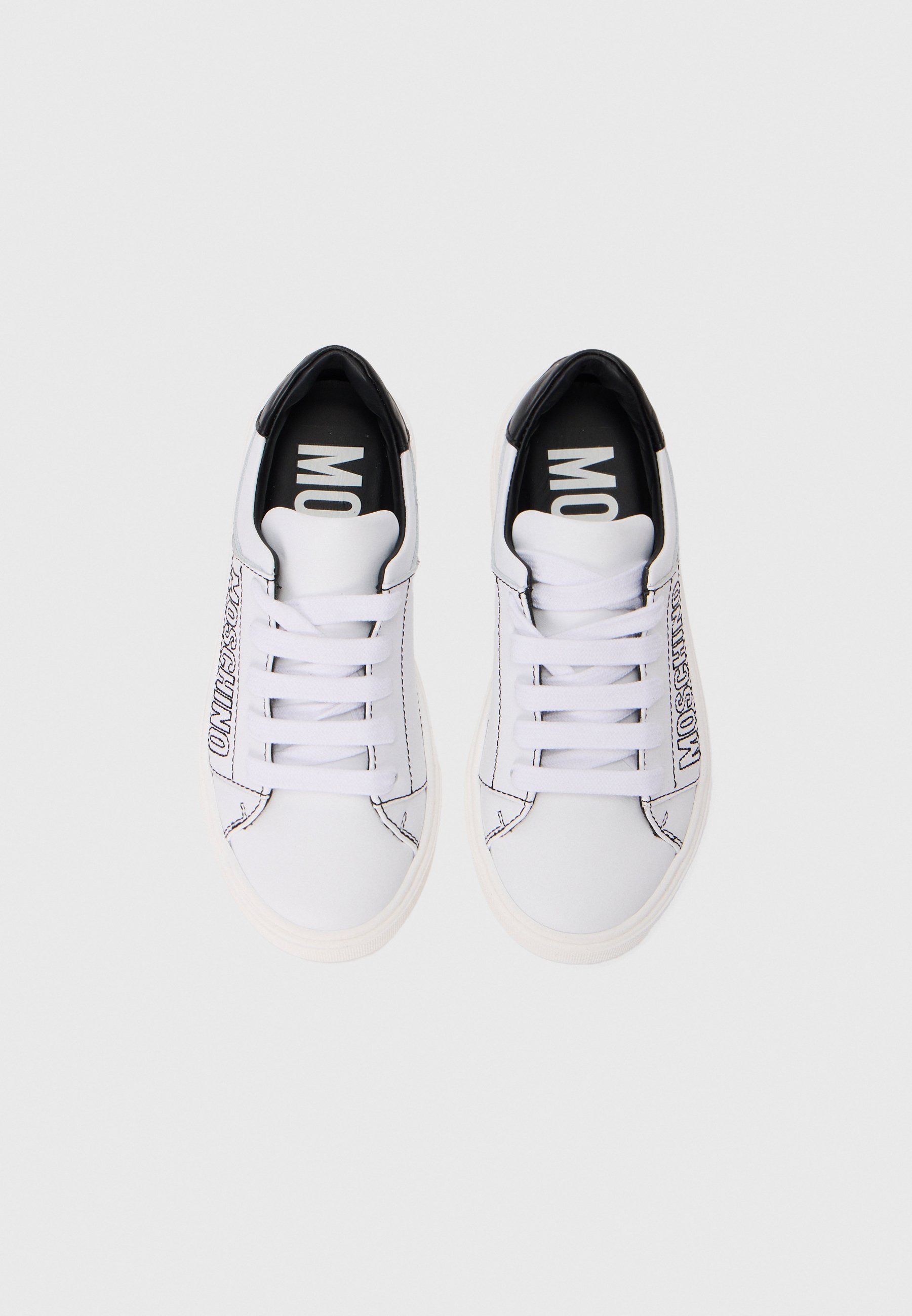 MOSCHINO UNISEX - Scarpe da ginnastica - bianco/nero