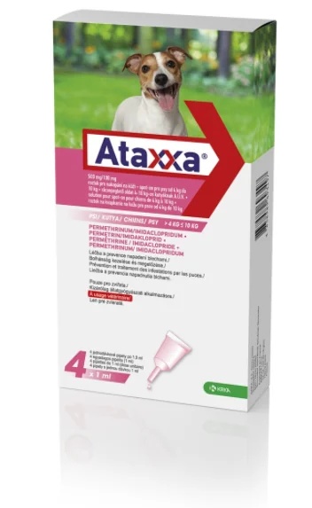KRKA PHARMACEUTICALS Ataxxa Spoton 1 ml 410 kg Krka 4 pipettes
