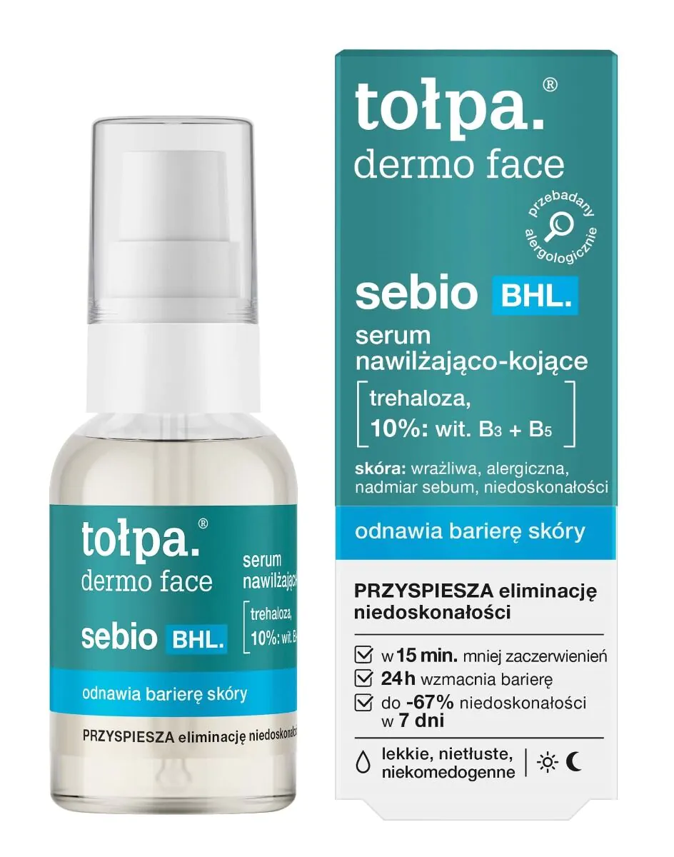 Tołpa Dermo Face Sebio BHL - Serum nawilżająco-kojące 30ml