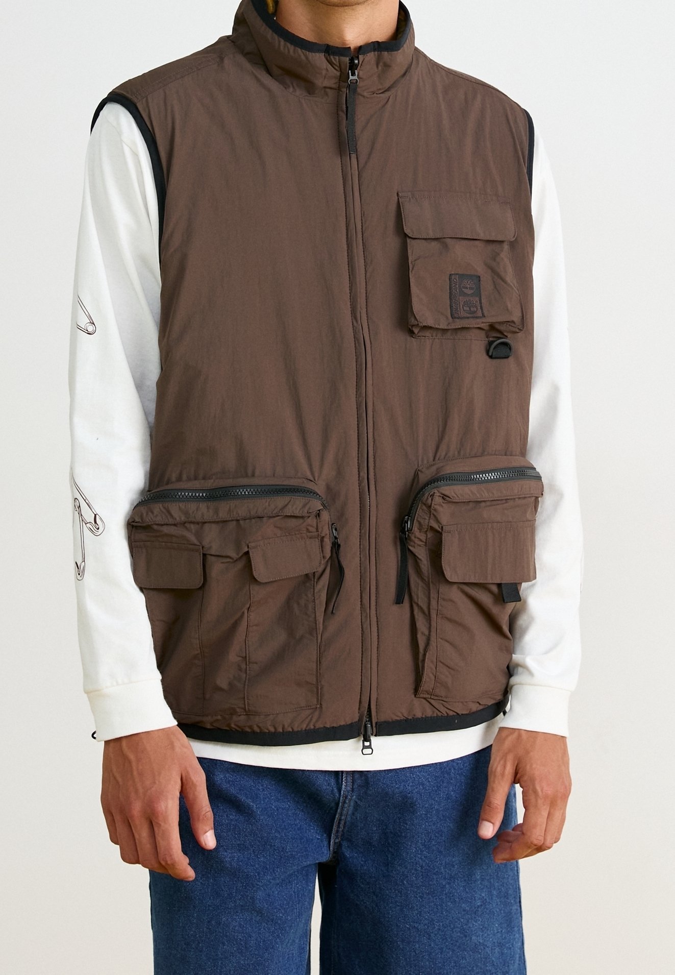 Colete Timberland - marrom escuro