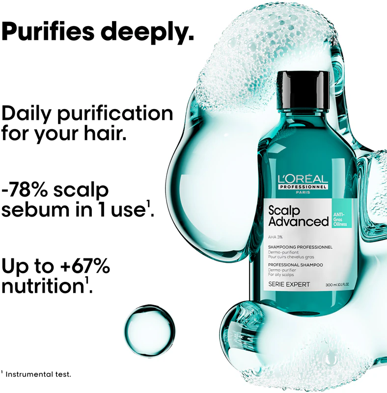 L'Oréal Professionnel Serie Expert Scalp Advanced Cleansing Shampoo pre mastnú pokožku hlavy