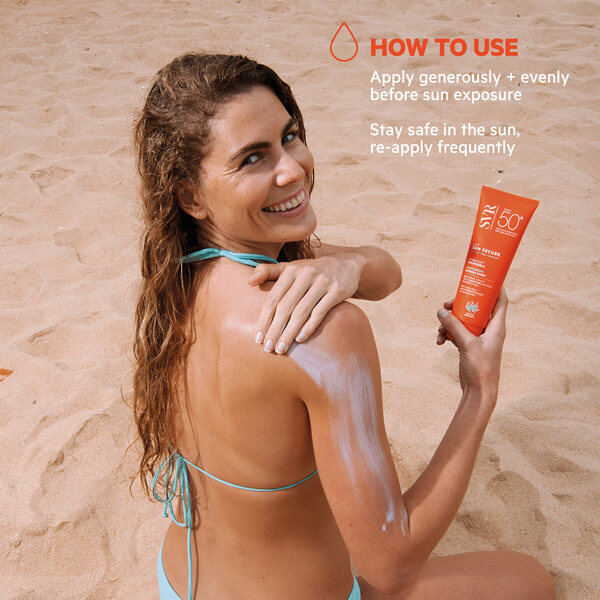 SVR SUN SECURE Opalovací mléko na obličej a tělo SPF 50+, 250 ml