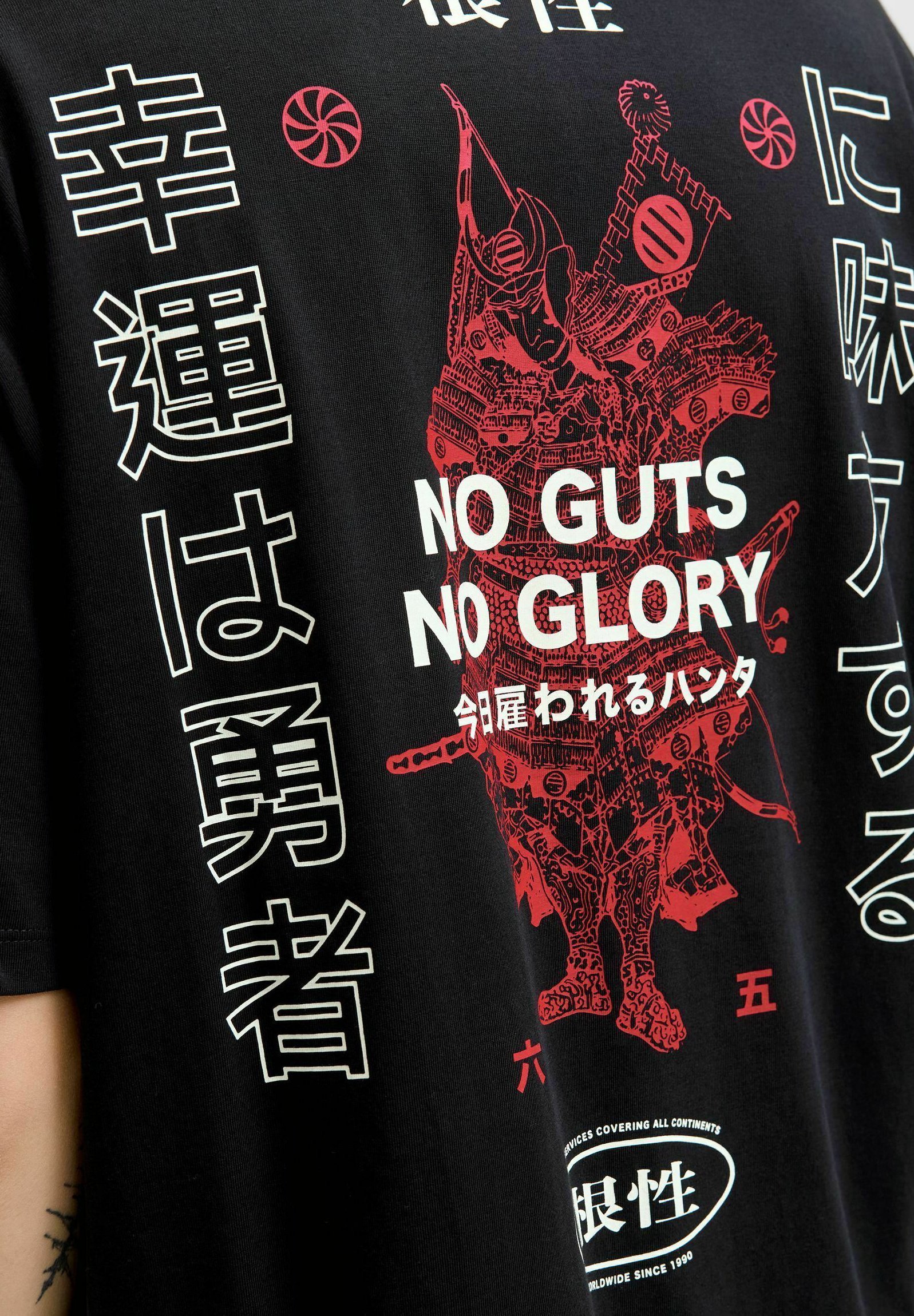 Jack & Jones T-shirt met print - zwart