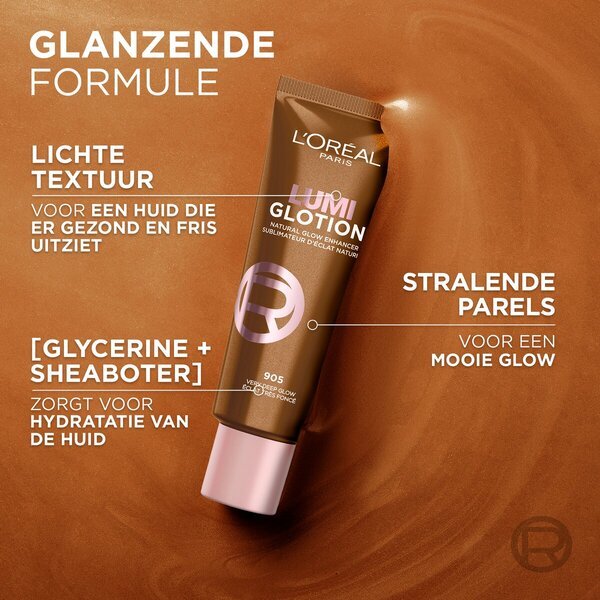 L'Oréal Paris Lumi Glotion 905 Dark Glow појачивач природног сјаја<br>40ml