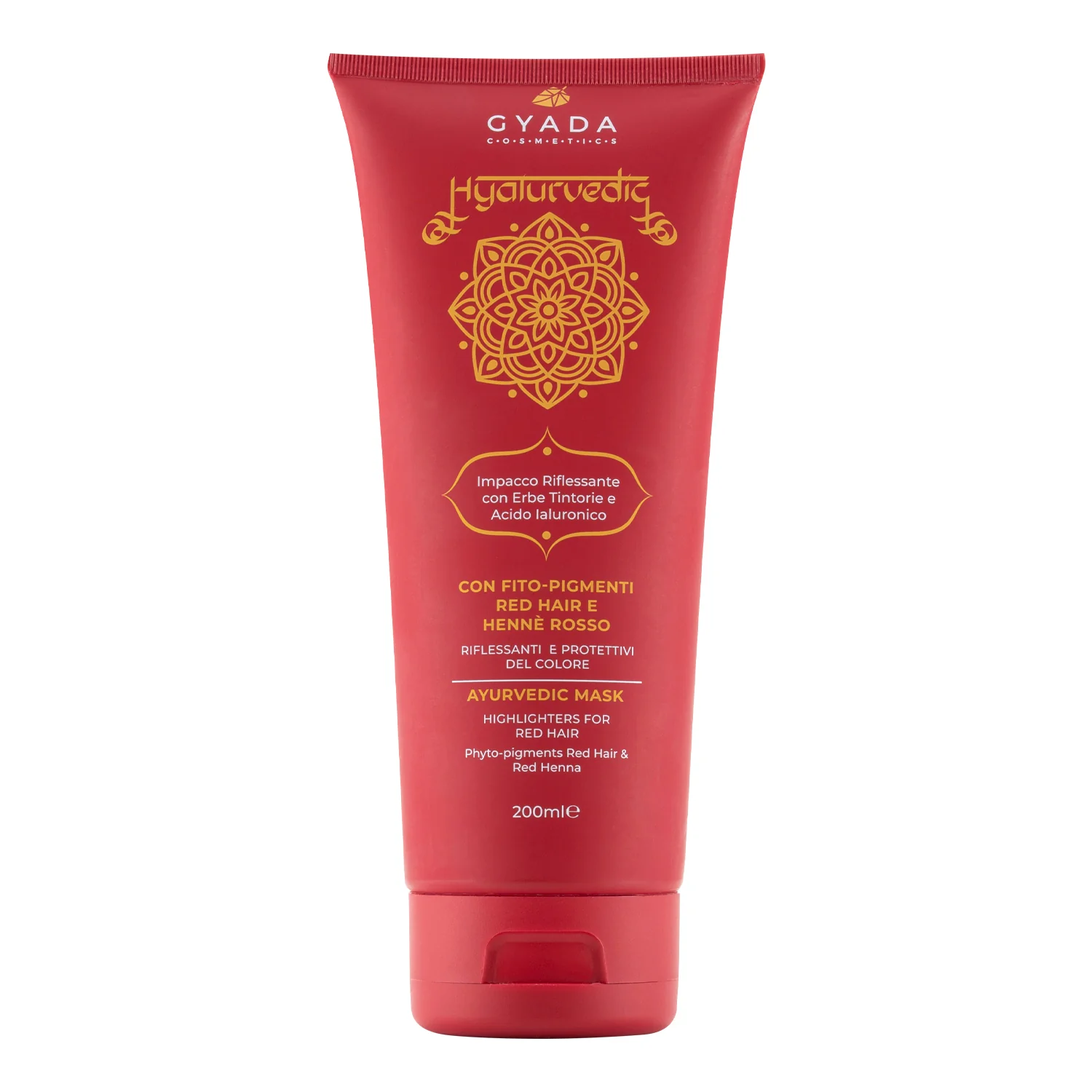Hyalurvedic Impacco Ayurvedico Riflessante Red Hair - Maschera Protezione Colore Capelli