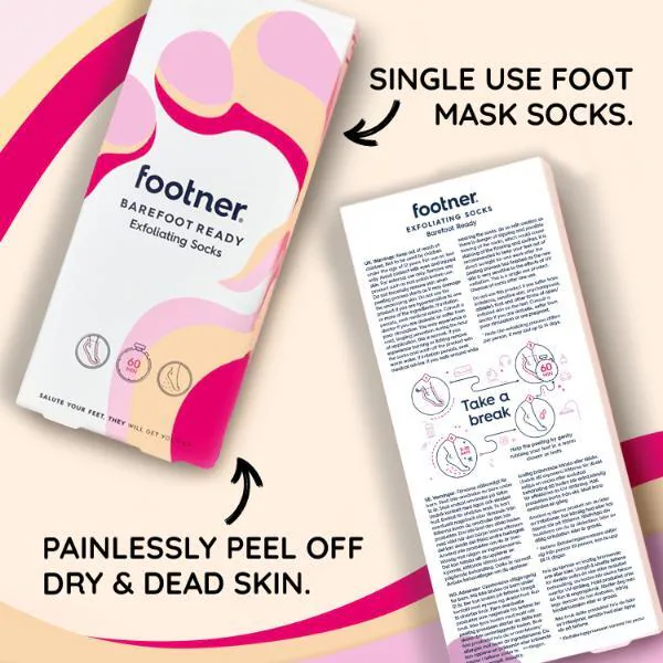 Exfoliační ponožky/maska na nohy Footner