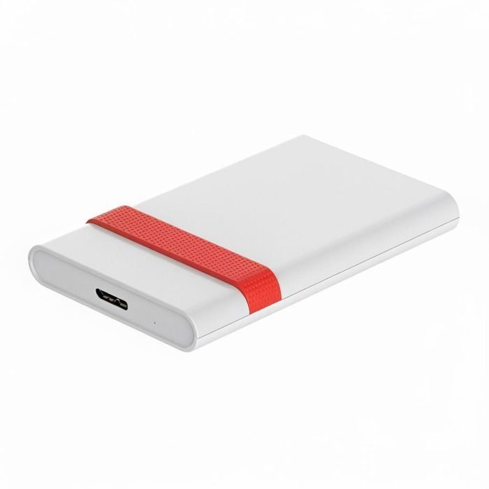 Disco rigido esterno Thomson da 500 GB USB 3.0, bianco.