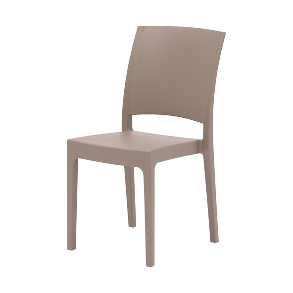 Designstuhl, tortora, set de 4