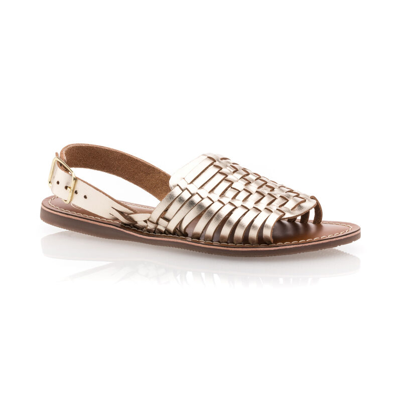 Sandalias amarillas para mujer / Zapatos de punta abierta