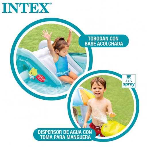 Centro de atividades Intex Crocodilo com escorregador