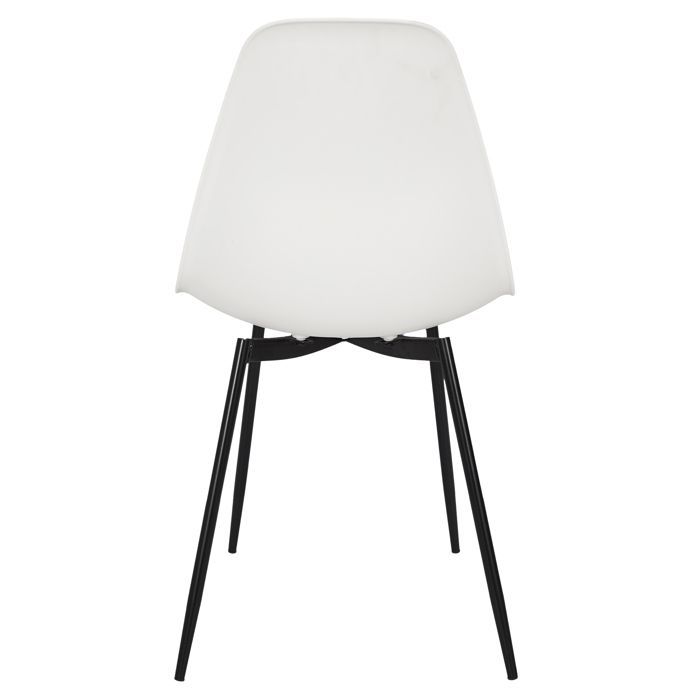 Stoel - Home Deco Factory - Gustav - Strak design - Wit