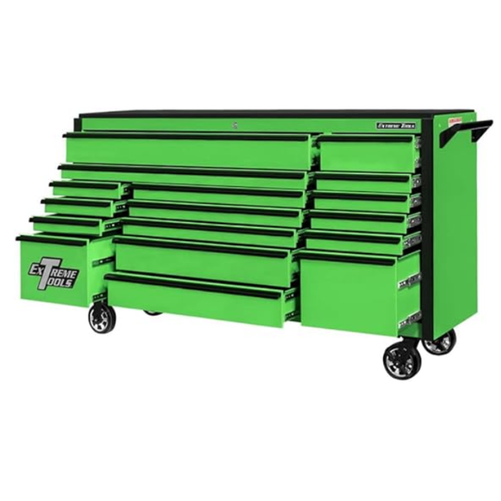 Extreme Tools Dx-Serie Schränke mit 72 Zoll tiefen Rollen