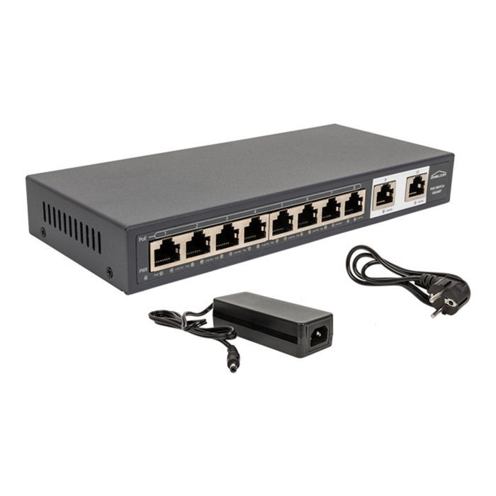 BATI START GIGA POE 10 Ports: SWITCH 8 Ports GIGABIT POE120W +2 GIGABIT Ports