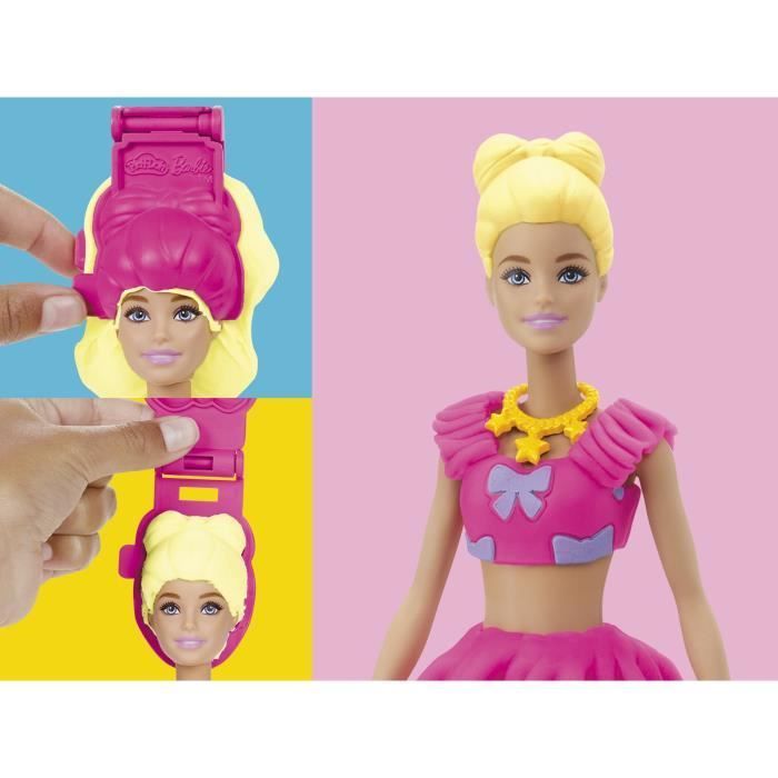 Set de plastilina Play-Doh Barbie con encaje y lazos
