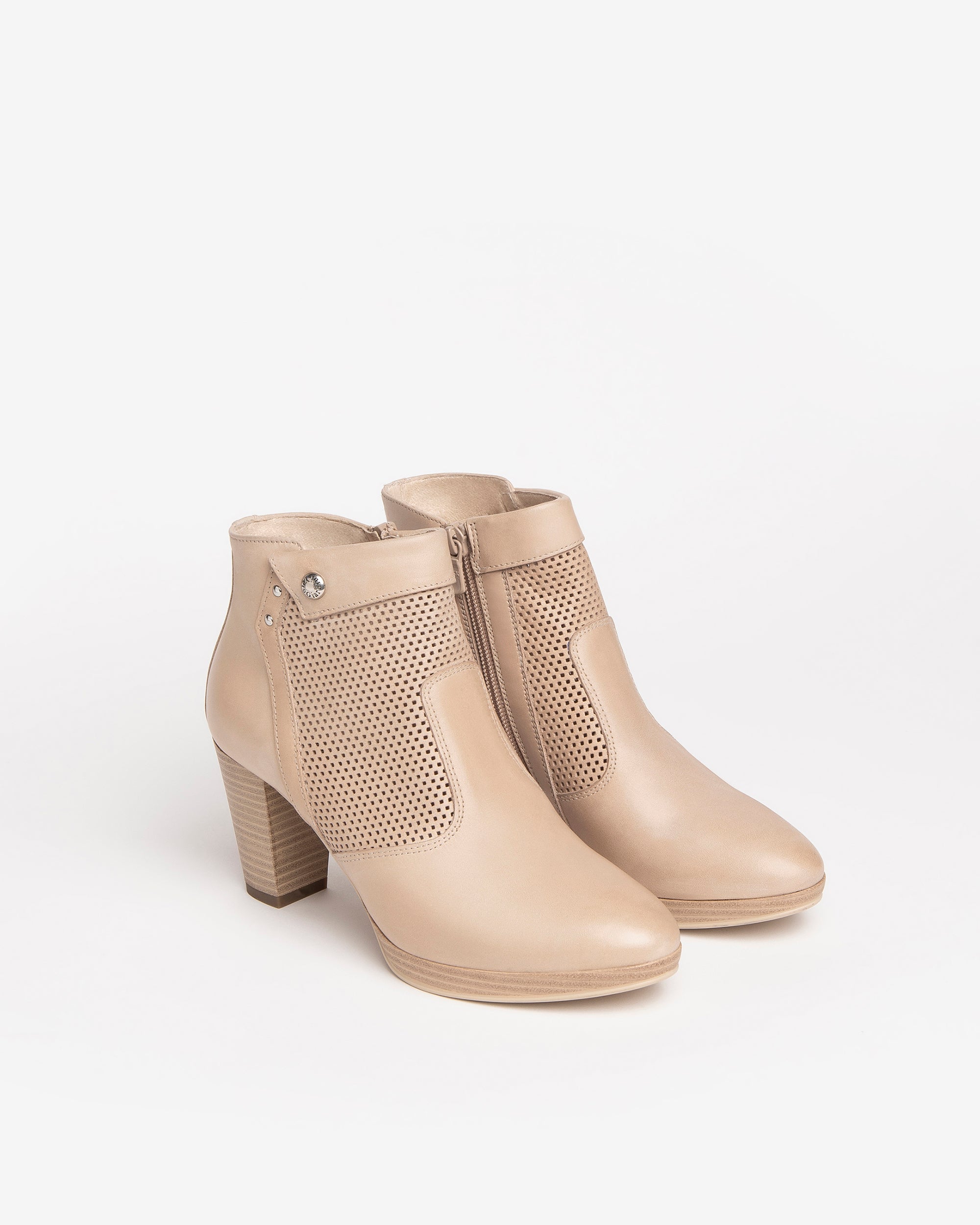  Damen-Ankle-Boots aus Leder