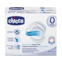 CHICCO Chicco Natural Feeling antibacteriële bh-pads 30 stuks 30 stuks