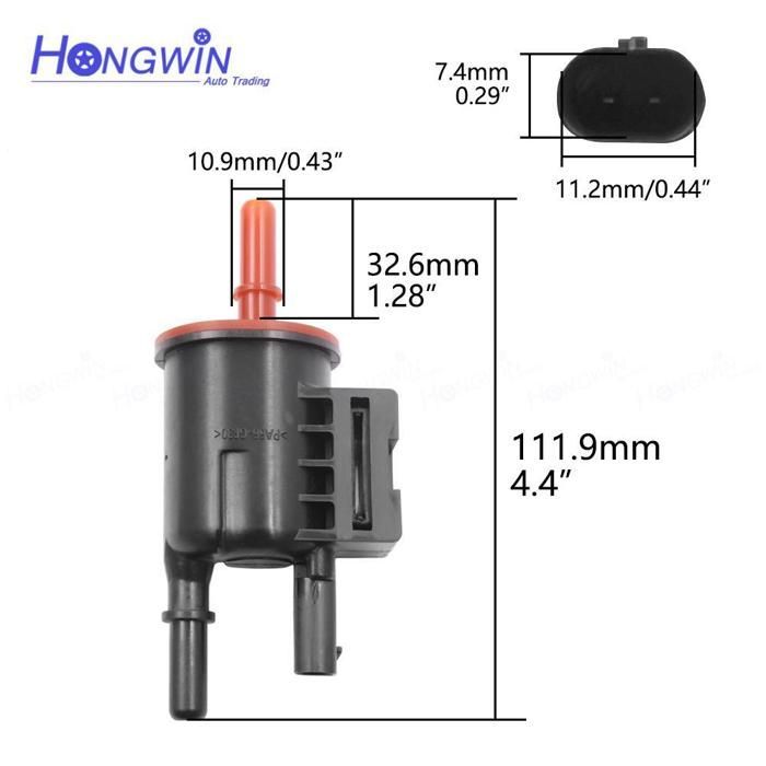 Solenoid valve 12632174 for Buick and Cadillac fuel vapor canister purification~0451