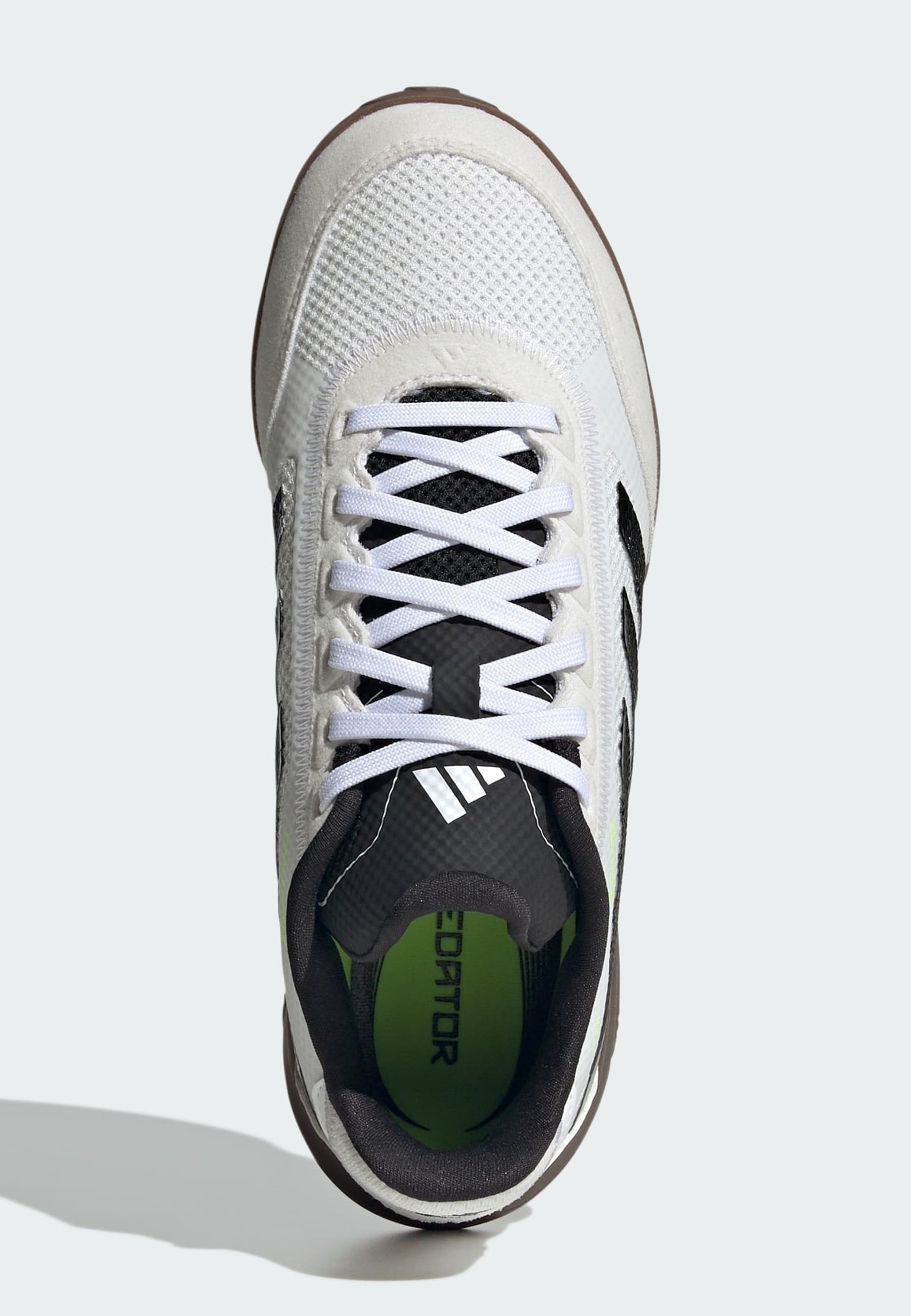 adidas Performance PREDATOR LEAGUE - Zaalvoetbalschoenen - wolk wit kern zwart helder citroen