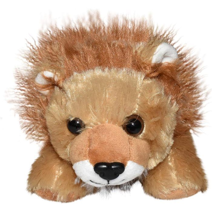 Peluche Lion Doudou à Câliner - 18 cm - Jouet d'Éveil Enfant