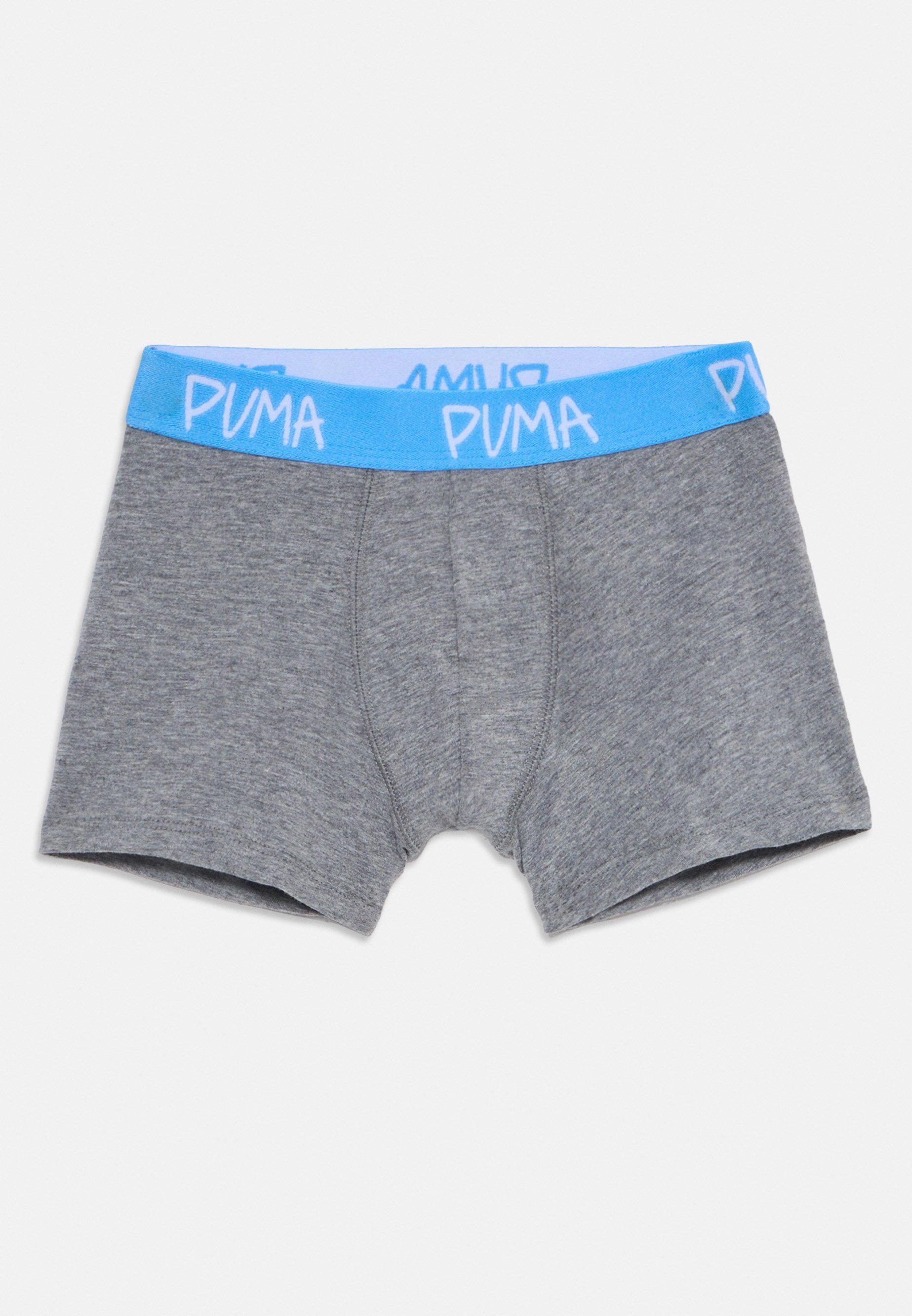 Puma BOYS SCRIPT LOGO PACK 2 - Pantaloni - rosso scuro/blu