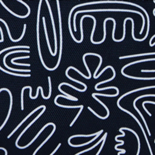 Cabaia Schwarze, mittelgroße Vordertasche von Courseries
