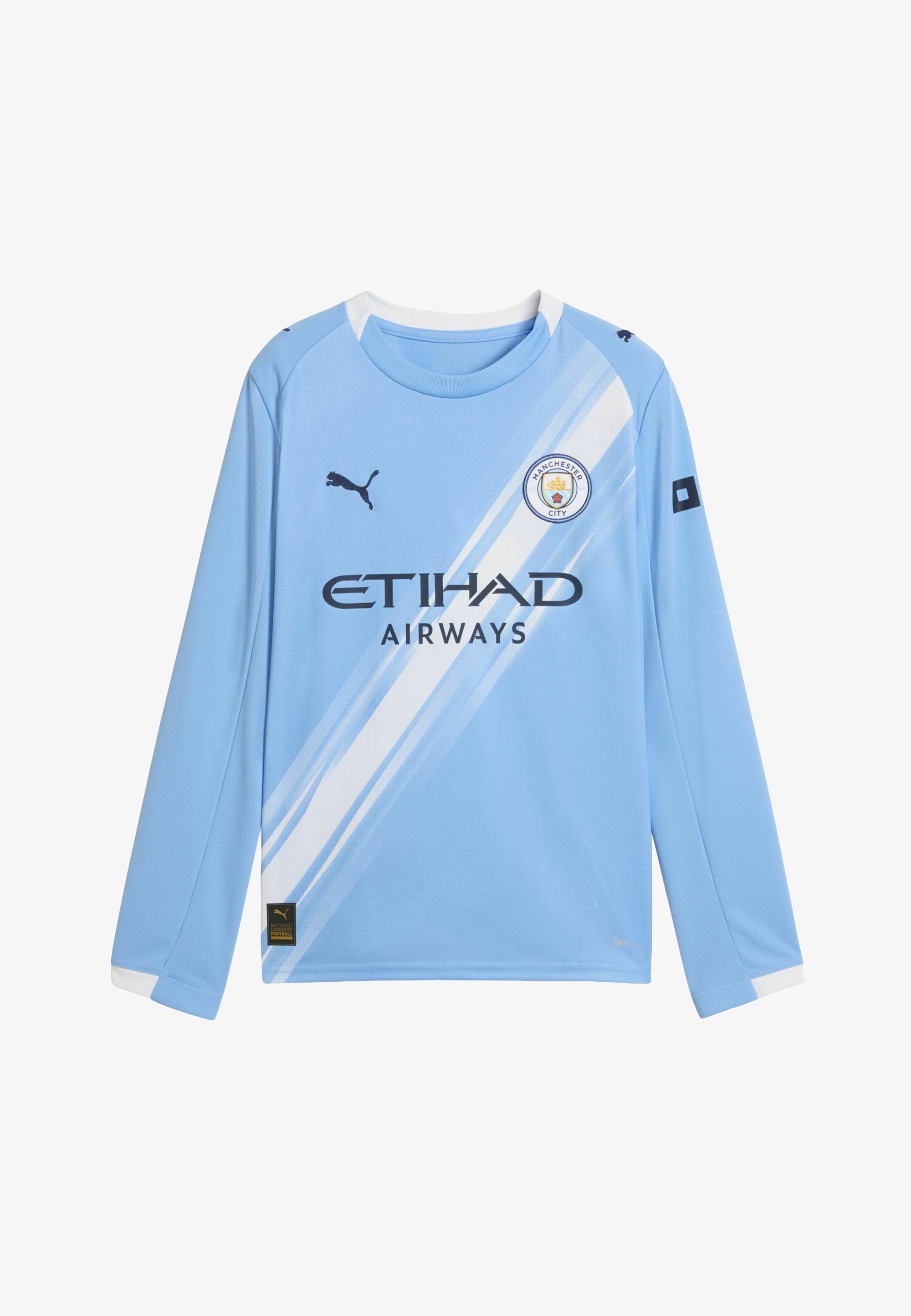 Puma MANCHESTER CITY 25/26 LANGARM - Sport T-shirt - team lichtblauw wit