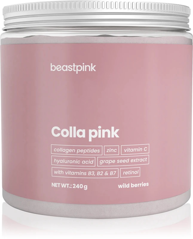 BeastPink Colla Pink prehransko dopolnilo v prahu za pripravo napitka s kolagenom