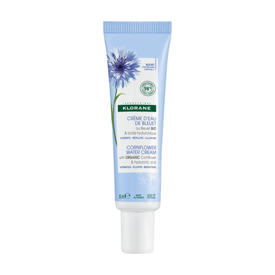 Klorane Búzavirág Víz Krém Bio Hialuronsavval 30 ml