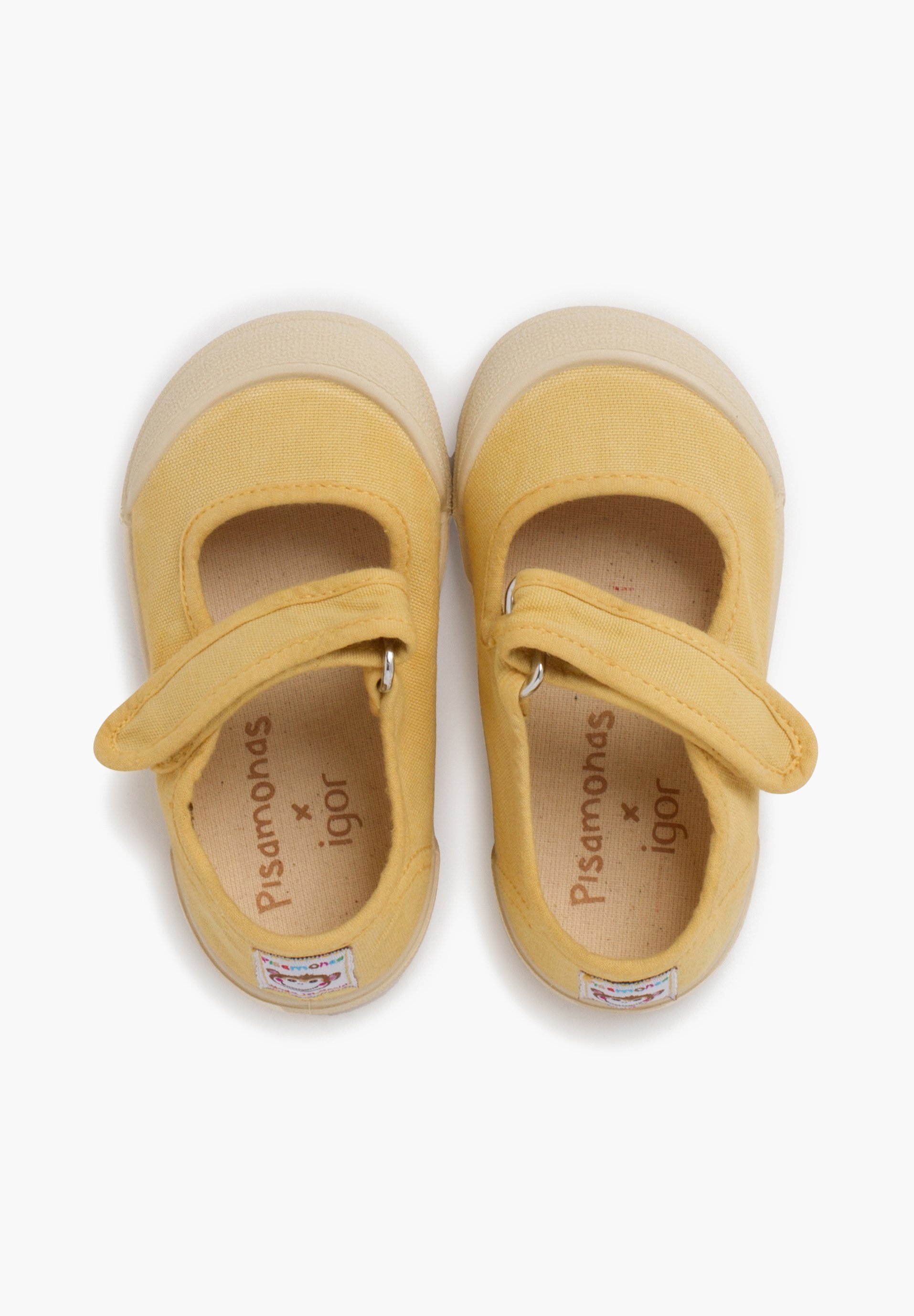 Pisamonas MERCEDITAS BAREFOOT - Ballerina's met enkelbandje - mostaza
