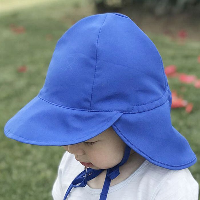 Sombrero de sol FUNMOON para niños de 0 a 5 años, con orejeras, protección UV para la playa y exteriores, con solapa - 688081
