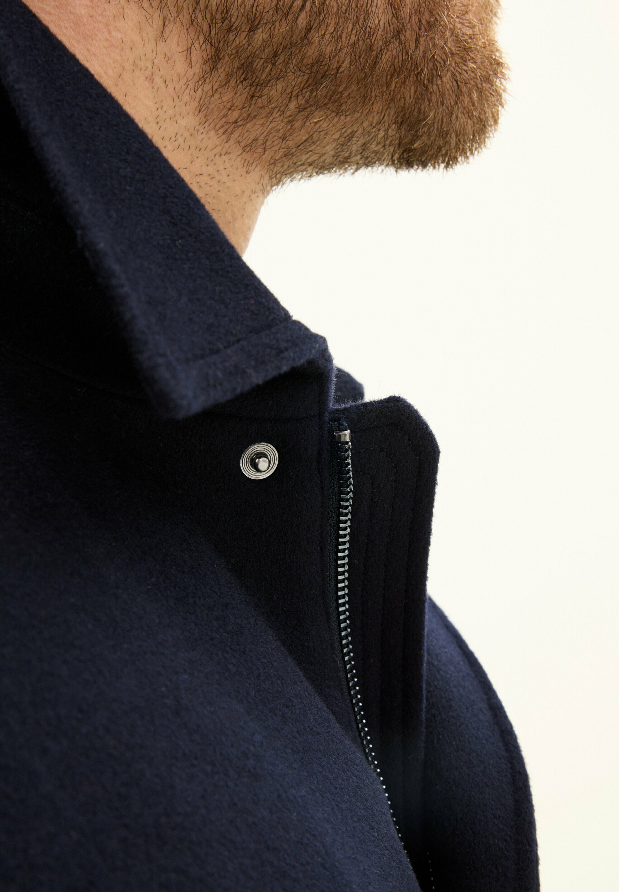 Oscar Jacobson Klassieke jas - marineblauw