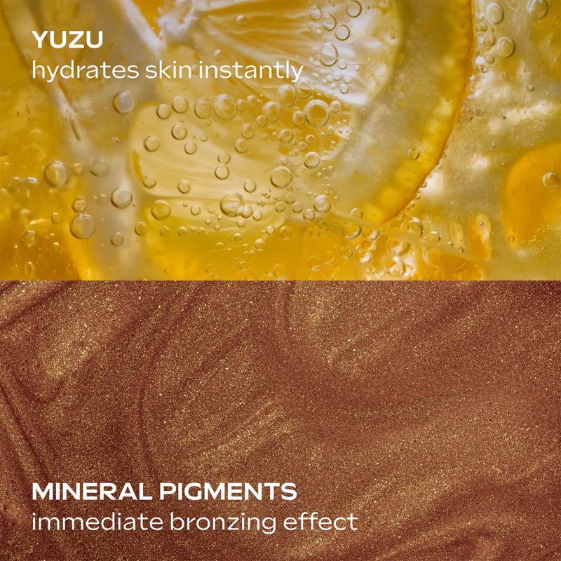 Sérum Facial Hidratante Weleda Serum Drops Sunkissed Bronzing com efeito bronzeado leve