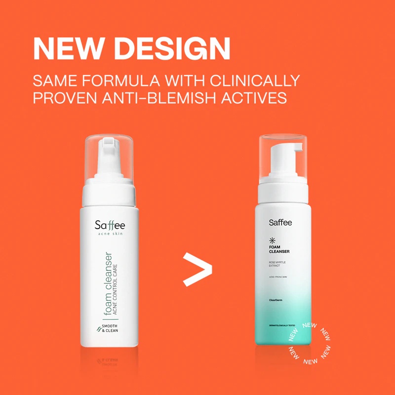 Saffee ClearDerm pena za čiščenje problematične kože