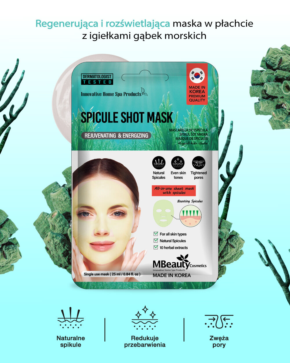 MBeauty Spicule Shot maska
