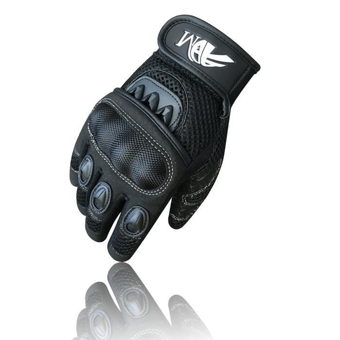 GUANTES DE MOTOCICLETA HOMOLOGADOS CE – NEGRO XL