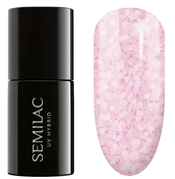 Semilac UV Hybrid Lakier hybrydowy, 491 Strawberry Ice