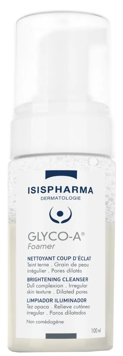 Isispharma Glyco A - Pianka oczyszczająca i rozświetlająca skórę 100ml