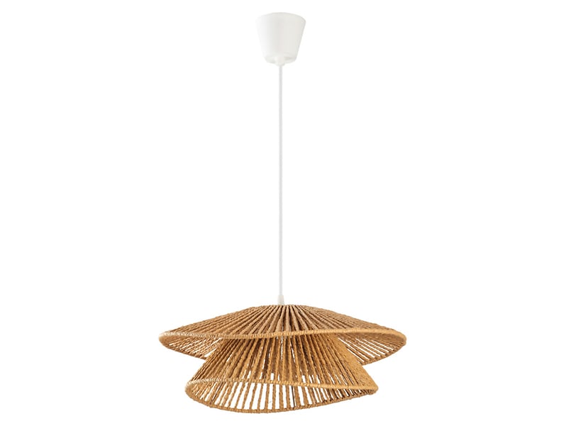 Lampa wisząca KB Africo 30,3 cm bawełniana beżowa