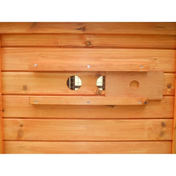 Poulailler standard toit bitumé 1 pente 1,50m²