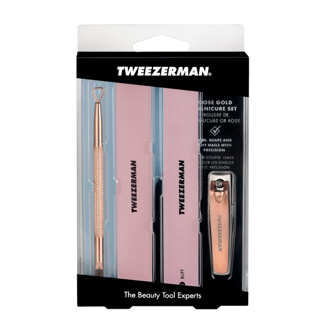 Tweezerman Rose Gold Negleplejesæt Manicuresæt - 1 stk.