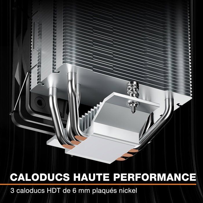 be quiet! PURE ROCK PRO 3 Slim - Ventirad CPU - Ventilateurs 100mm